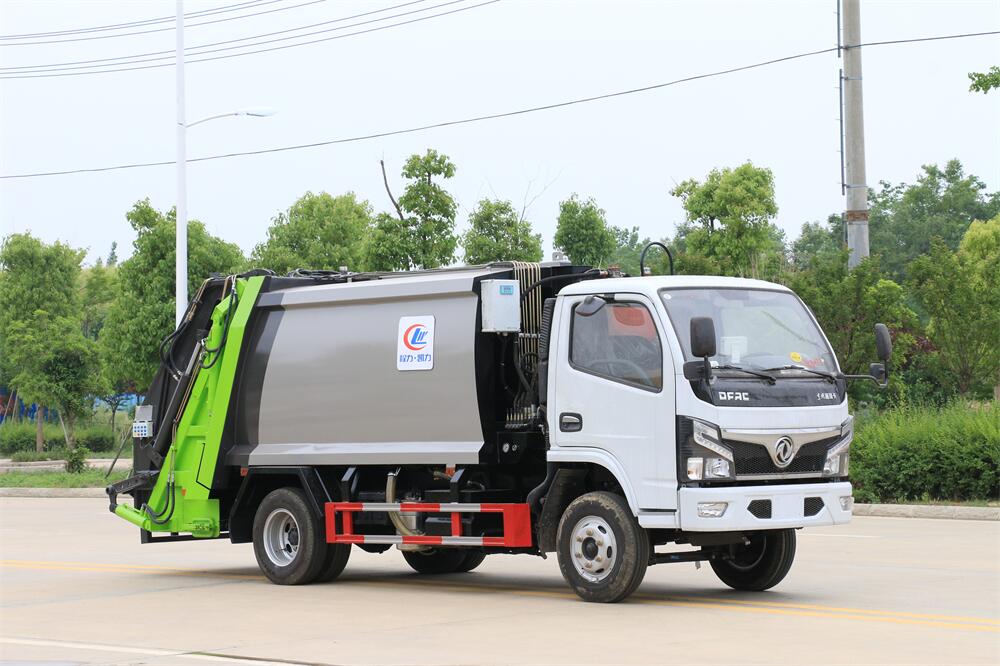 6方壓縮垃圾車-國六東風福瑞卡6方壓縮式垃圾車廠家價格