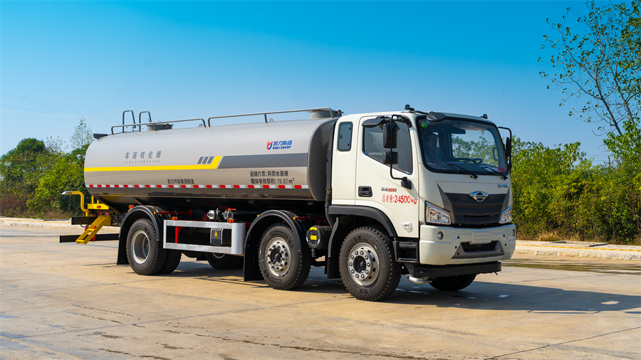 20方 25噸福田小三軸灑水車凱力新款做工